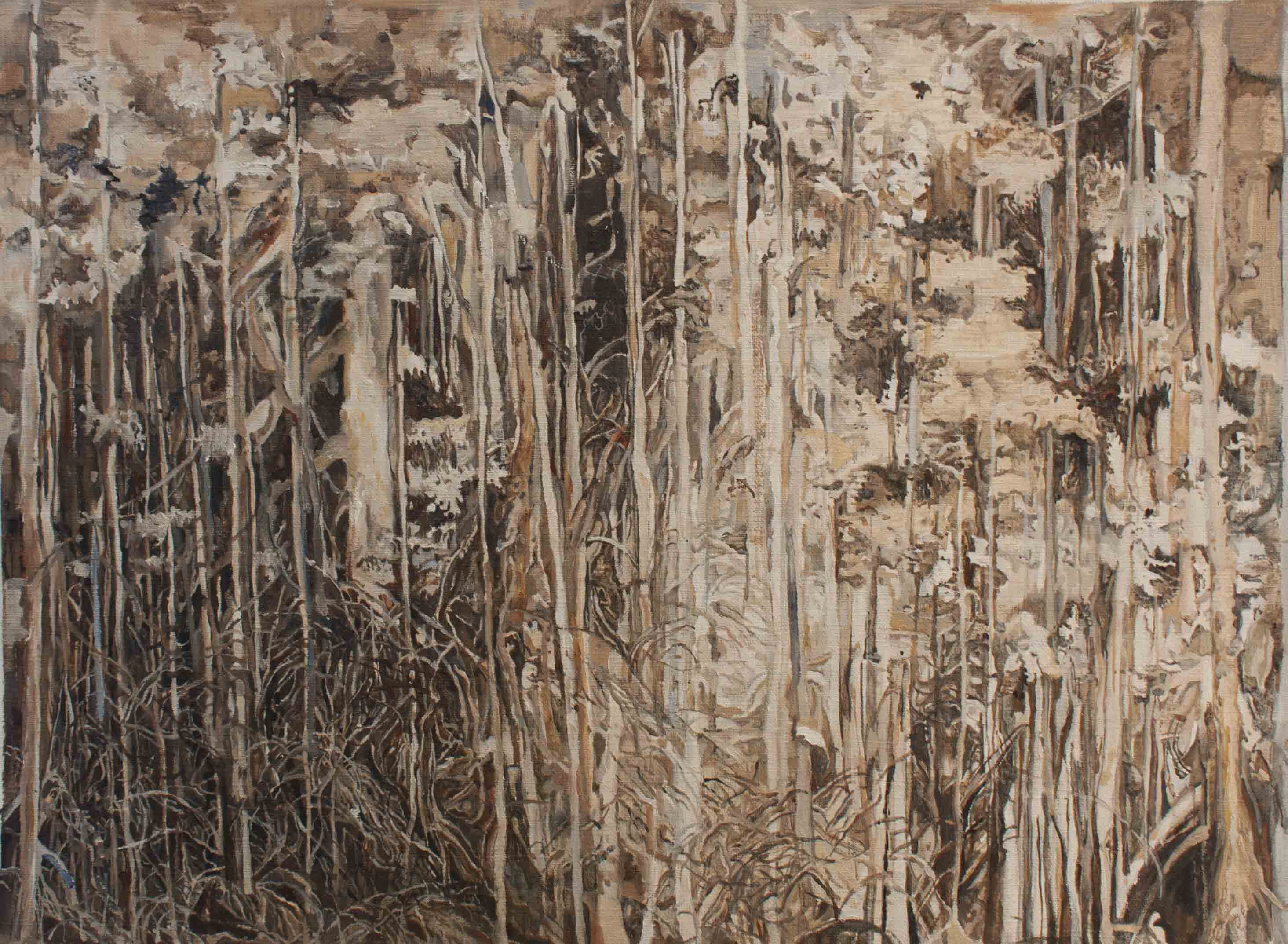Yasaman Nozari , Untitled , 2017 , Oil On Paperboard , 38  x 28 Cm