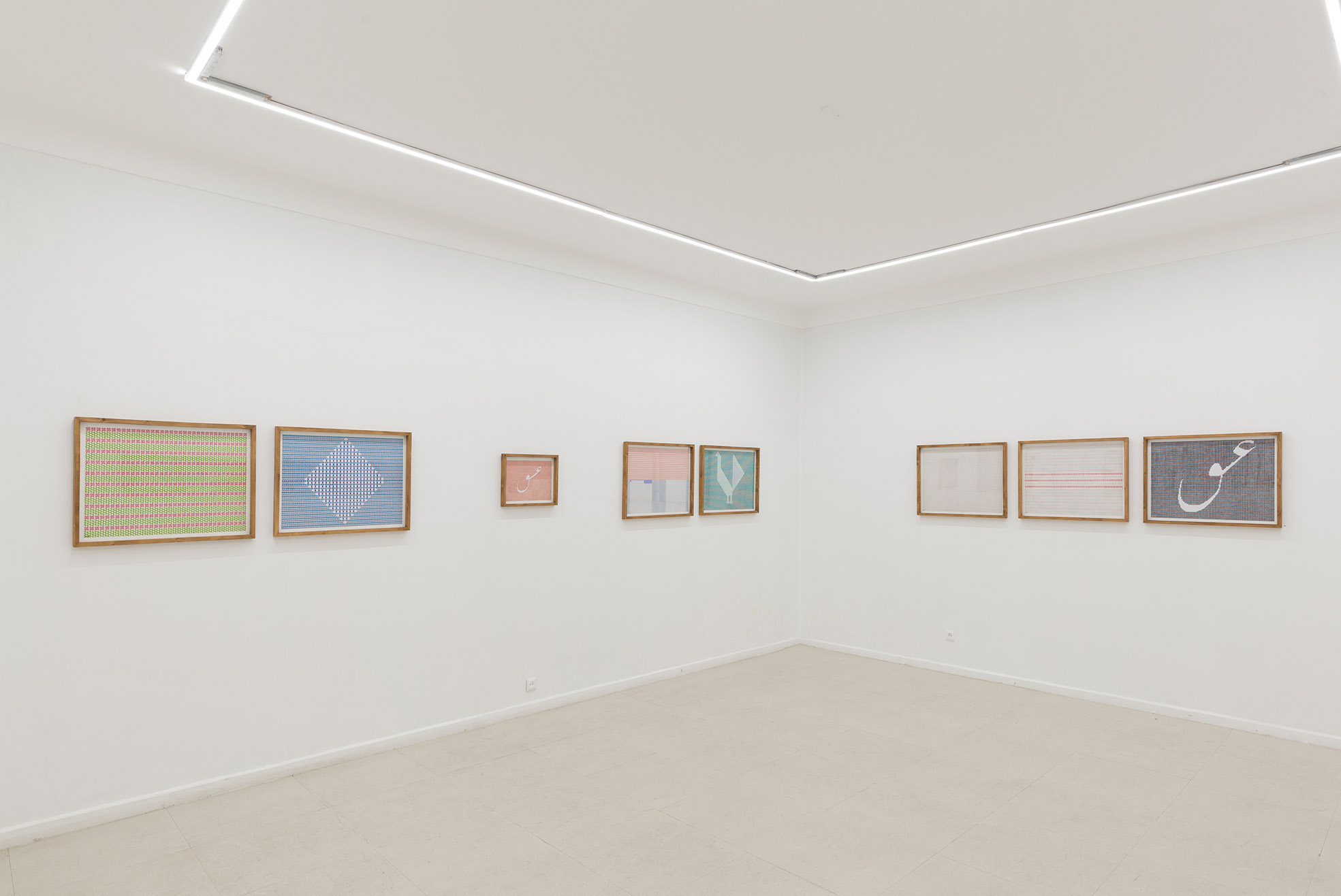 Installation view , Running Out Of Surface
