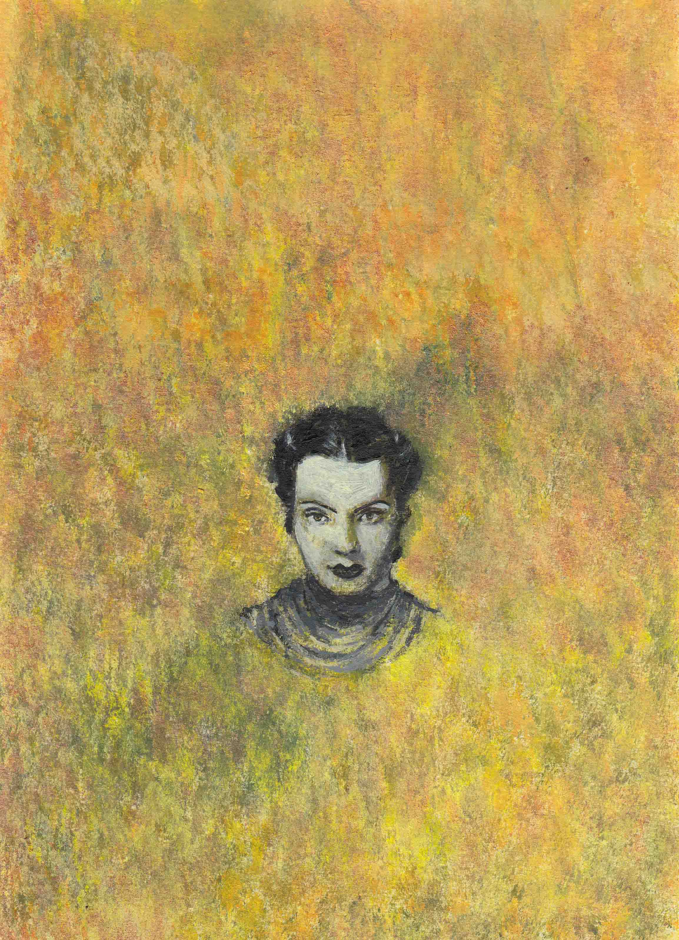 Niaz Babatabar , Untitled , 2018 , Acrylic On Paper , 20 x 28 Cm