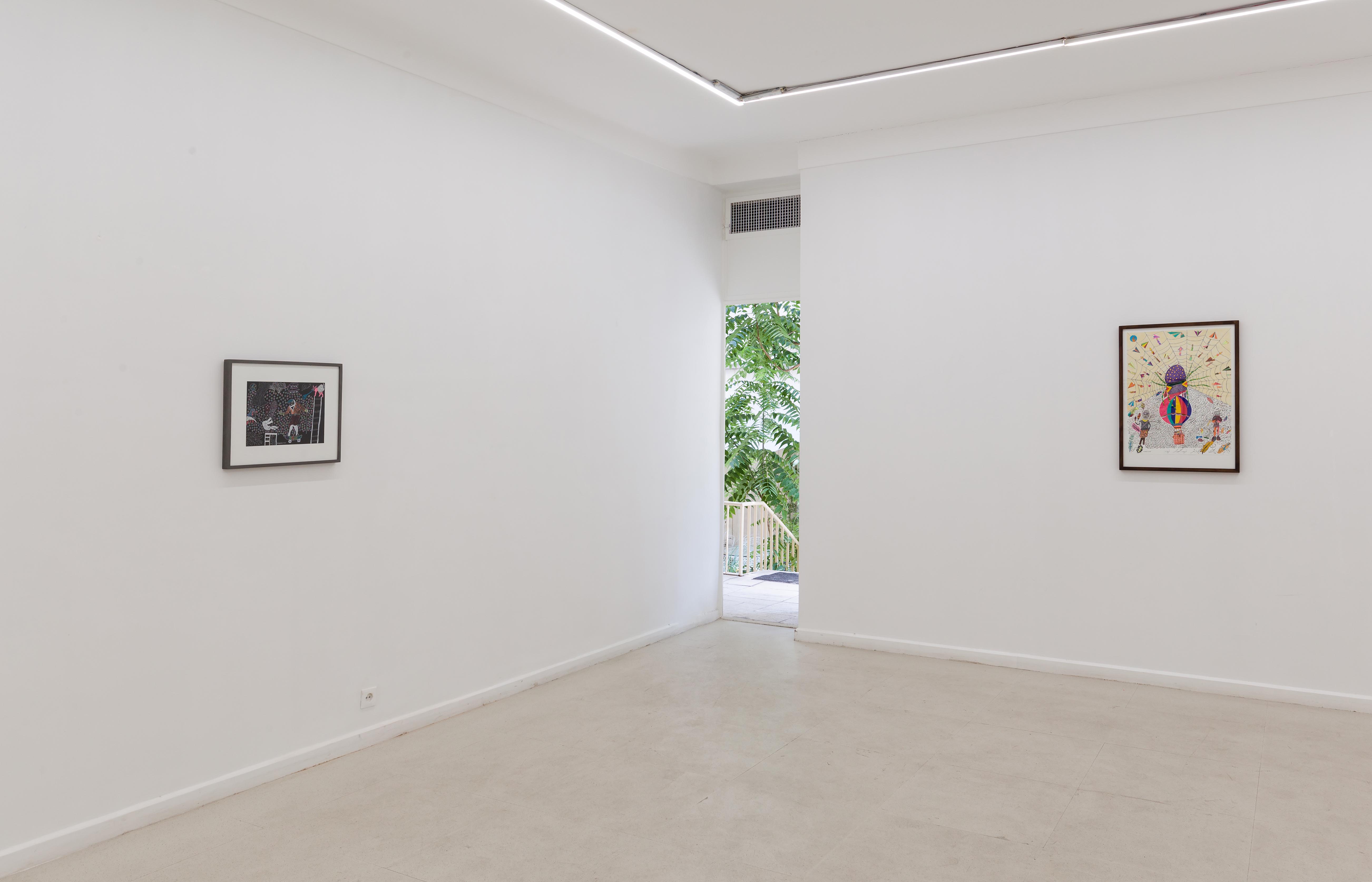 Installation view - Course, on the spur of the moment