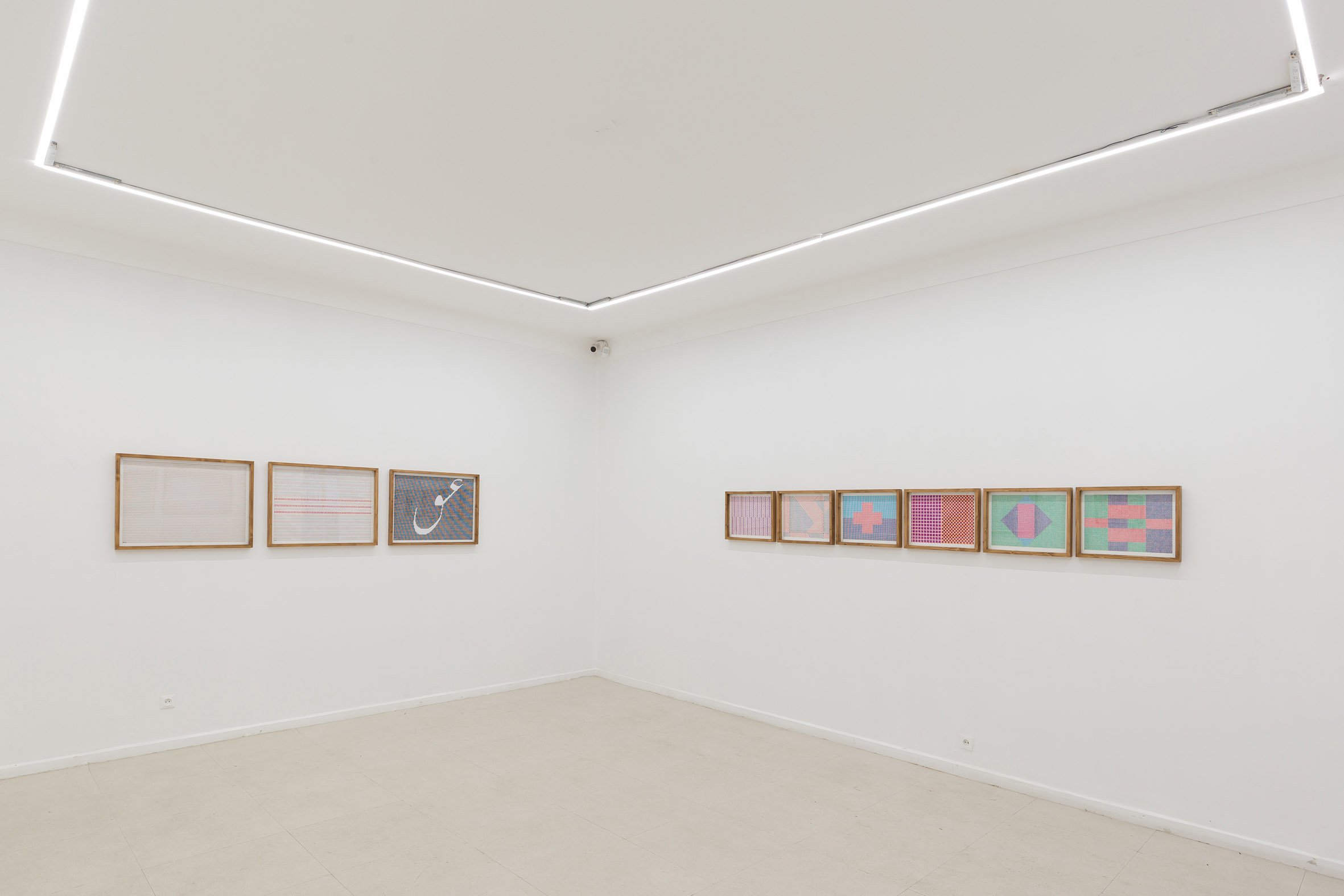 Installation view , Running Out Of Surface