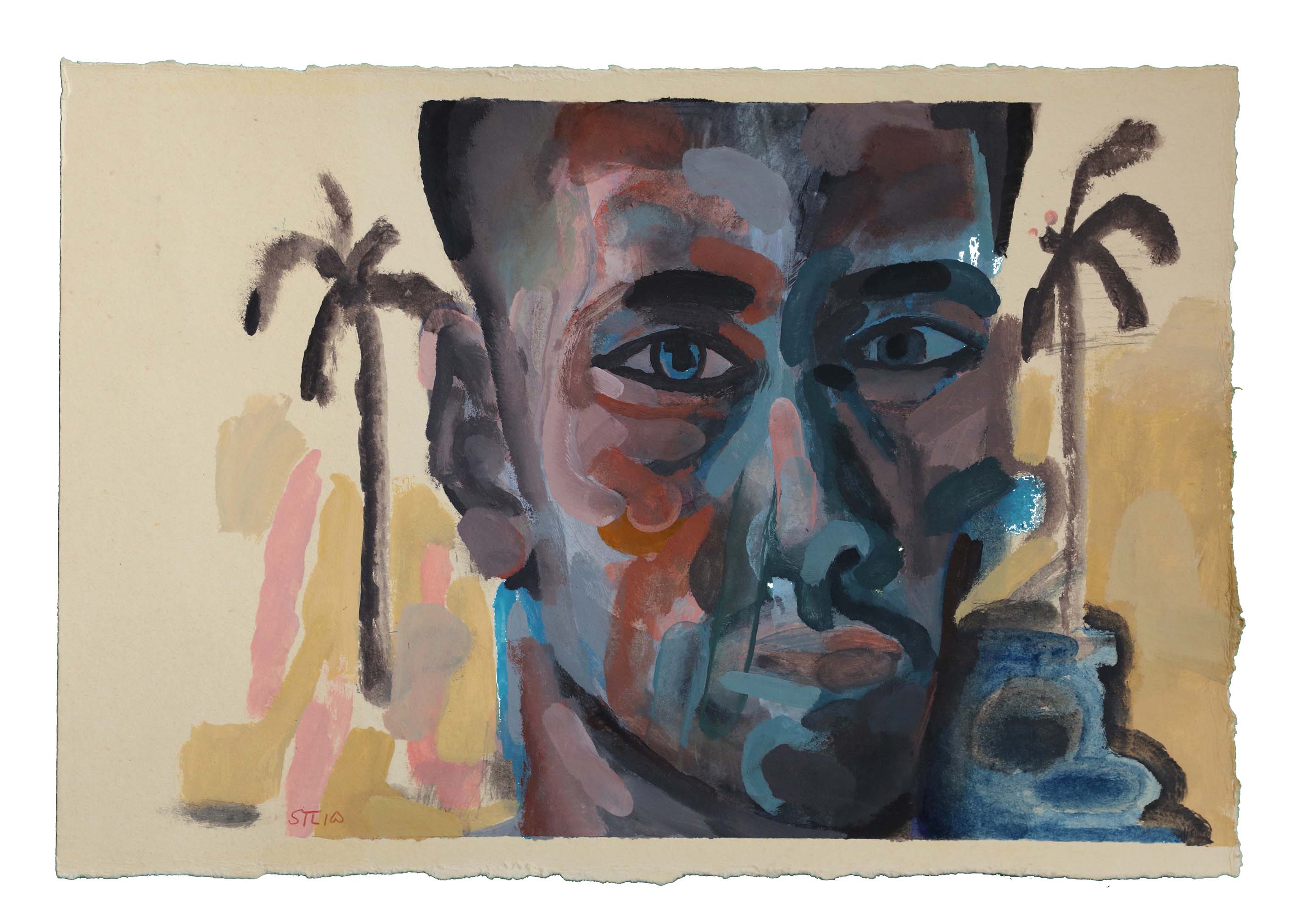 Soorena Petgar , Untitled , 2015 , Gouache & Water Color On Paper , 40 x 27 Cm